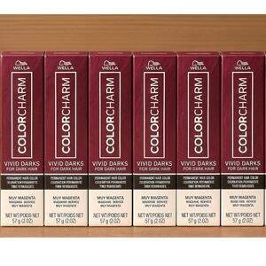 WELLA COLORCHARM VIVID DARKS Permanent Cream Color Muy Magenta